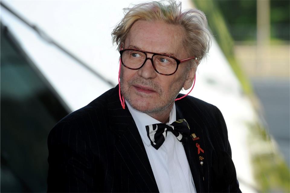 Schauspieler Helmut Berger bei einer Preisverleihung im Jahr 2013.
