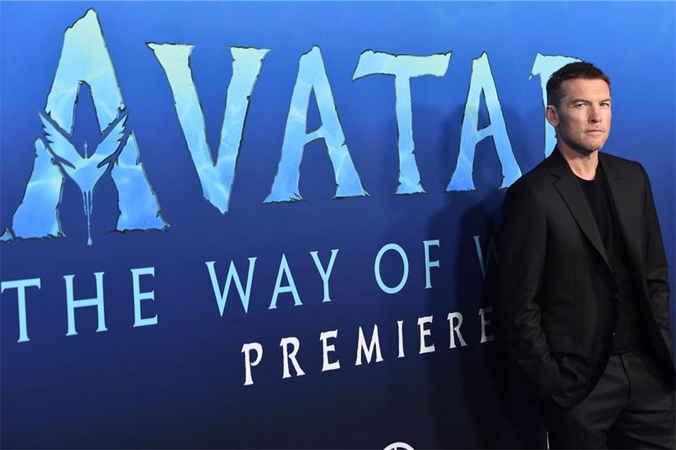 Schauspieler Sam Worthington bei der US-Premiere von „Avatar: The Way of Water“ in Los Angeles.