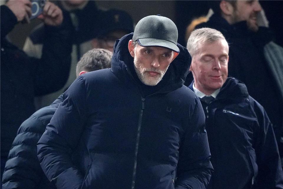 Schaute sich das Spiel in Liverpool auch an: Englands Nationaltrainer Thomas Tuchel.Peter Byrne/PA/AP/dpa