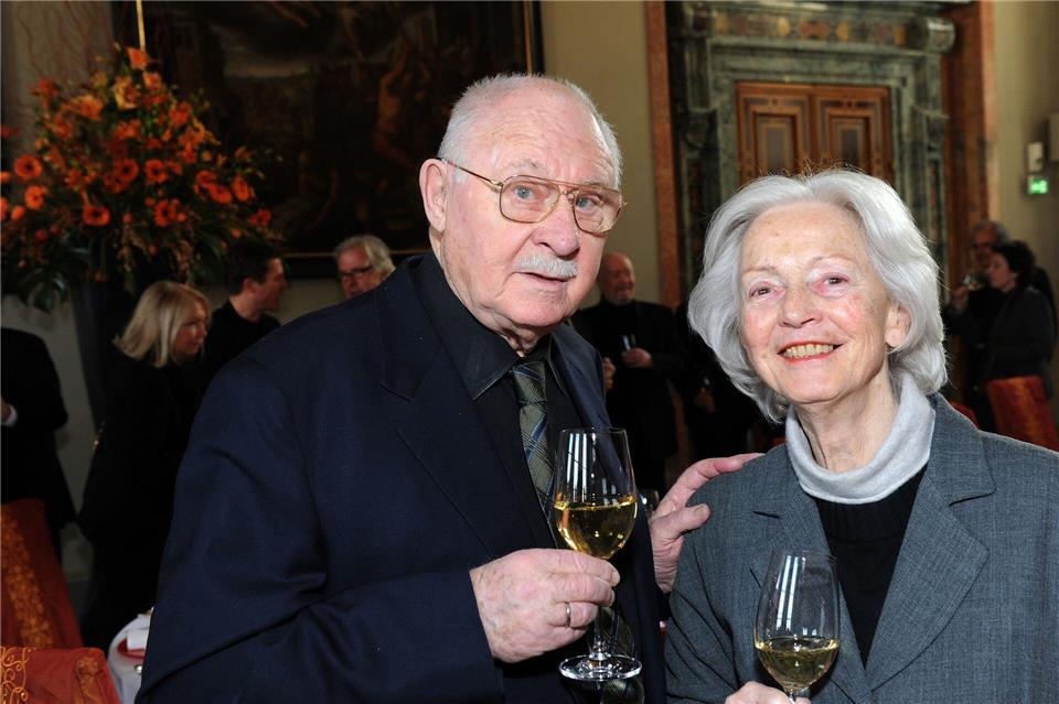 Schimpf mit seiner großen Liebe, Ehefrau Ilse Zielstorff (Archivbild).Volker Dornberger/dpa