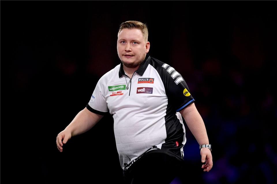 Drei Deutsche bei Darts-EM - Starker Gegner für Schindler Schindler ist bei der EM Mitfavorit.John Walton/PA Wire/dpa