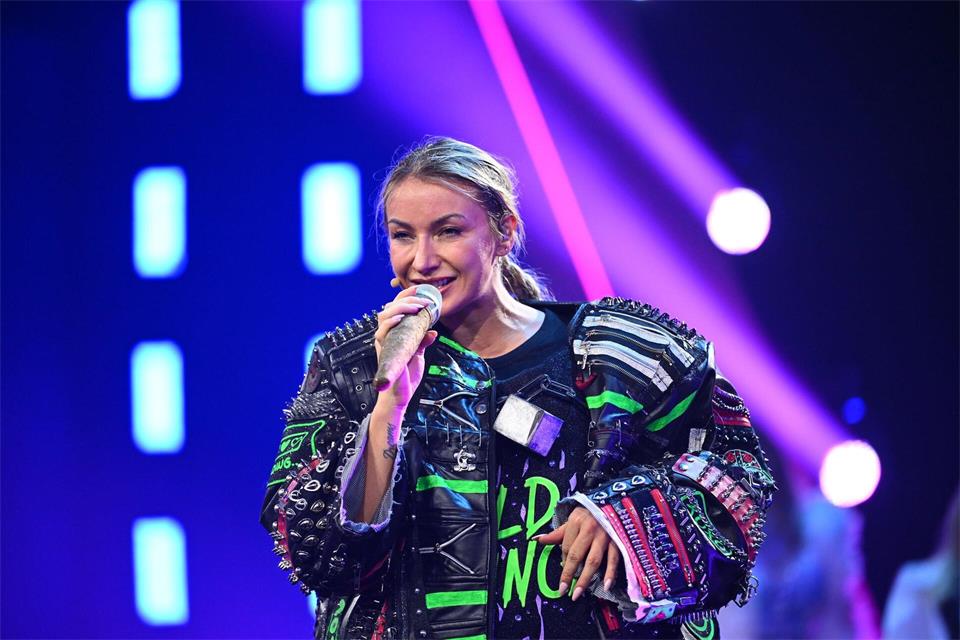 Schlagersängerin Anna-Carina Woitschack belegte den zweiten Platz.-/Joyn/Willi Weber/dpa