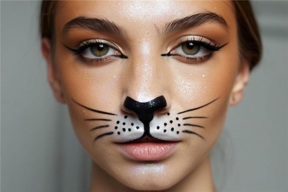 Schlanke Lidstriche, zarte Schnurrhaare und eine dunkle Nasenspitze verleihen dem Gesicht die Eleganz einer Samtpfote.Lukas Wythe/dpa-tmn