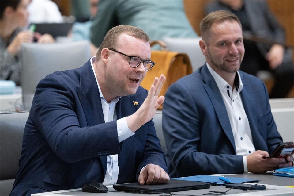 Schledde ist seit 2024 Vorsitzender der AfD in Niedersachsen.Julian Stratenschulte/dpa