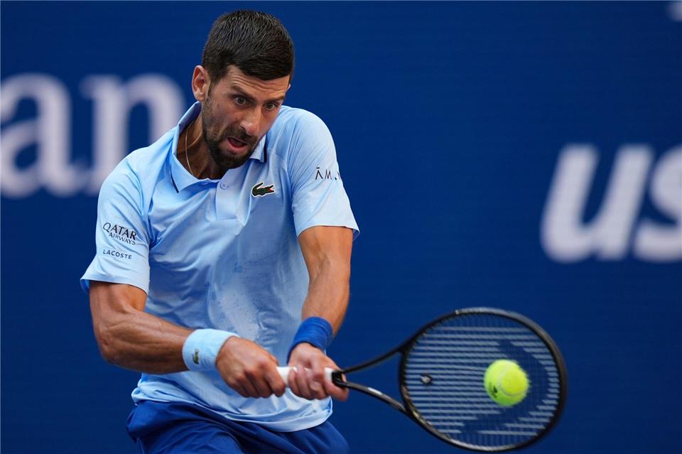 Schluss im Halbfinale: Für Novak Djokovic enden die US Open ohne den erhofften Triumph.Seth Wenig/AP/dpa