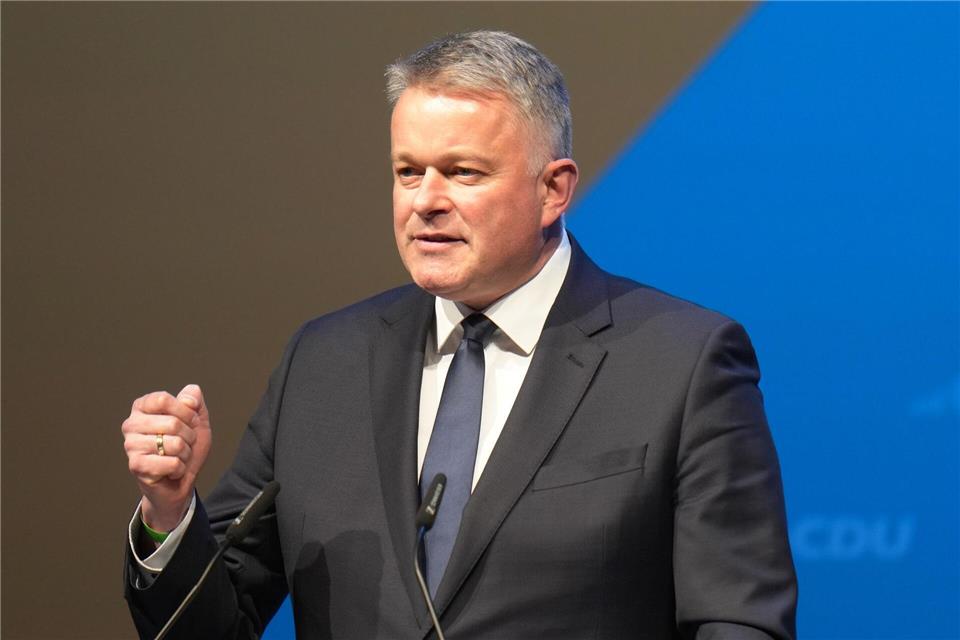 Schnieder warnt vor Rot-Rot-Grün.Thomas Frey/dpa