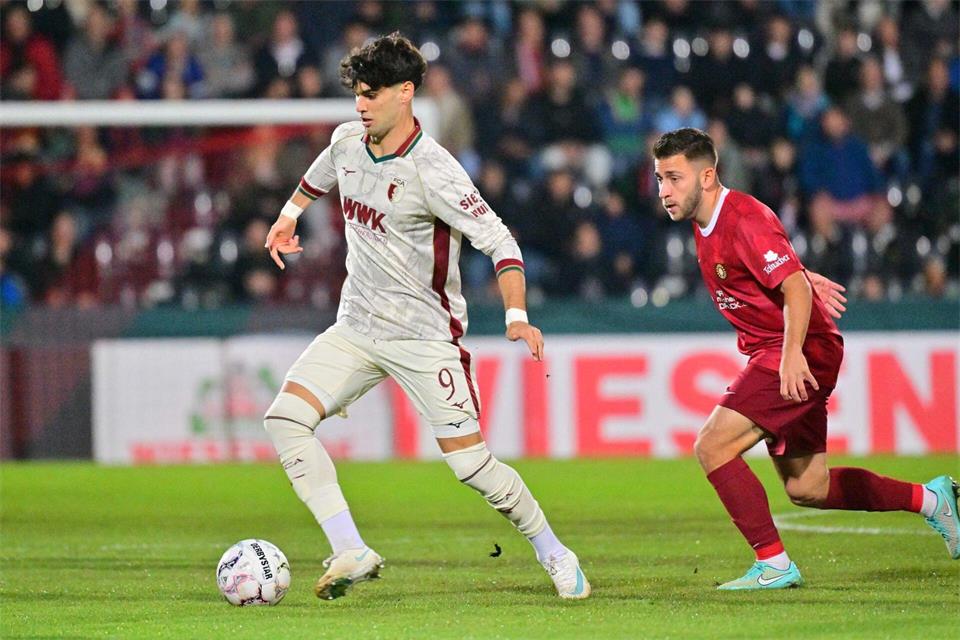 Schnürte einen Doppelpack: Rodrigo Ribeiro (l.).Jan-Philipp Strobel/dpa