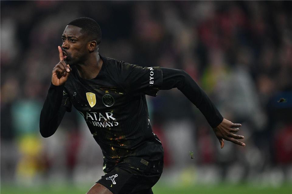 Schockte die Bayern mit seinem frühen Tor: PSG-Star Dembélé.Sven Hoppe/dpa