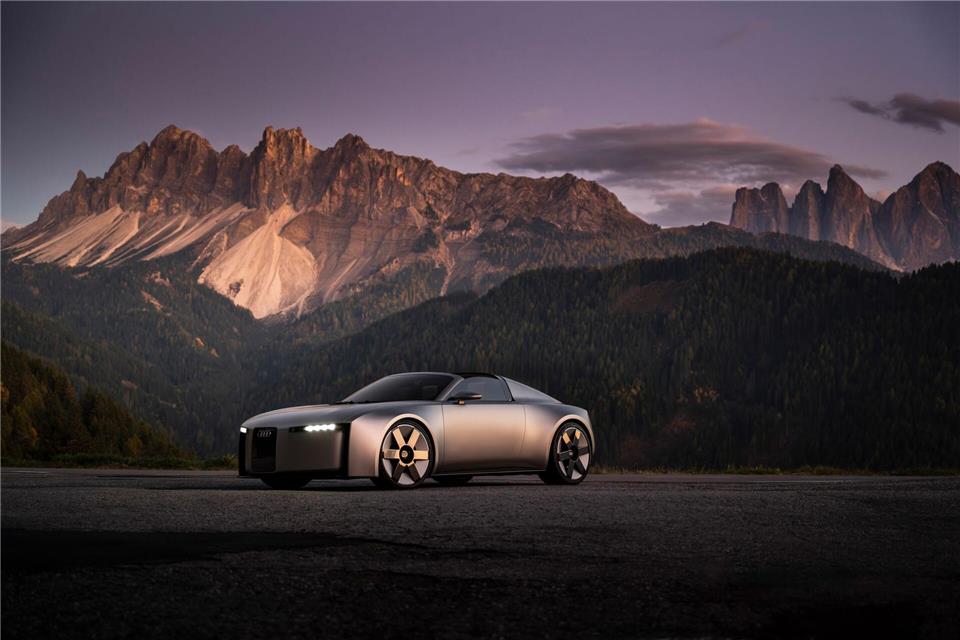 Schöne neue Welt: Noch kein Serienauto - doch wie ein sehr sportliches aussehen könnte, zeigt Audi mit dem Concept C.Audi AG/dpa-tmn