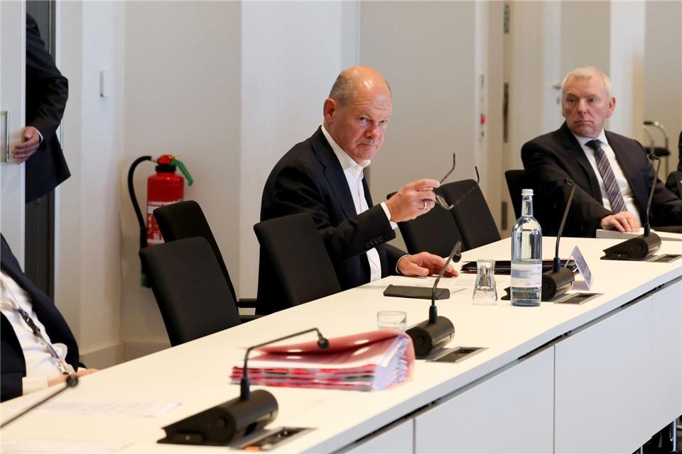 Scholz hat sich nach eigenen Worten schon frühzeitig für LNG-Terminals an der deutschen Küste starkgemacht.Bernd Wüstneck/dpa