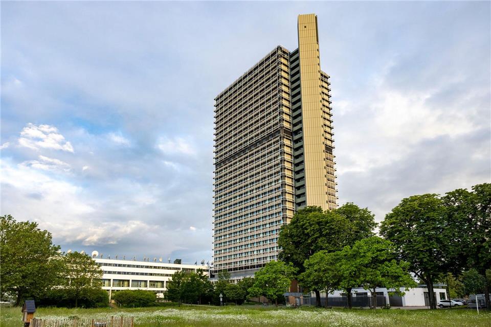 Schon jetzt Arbeitsstätte von UN-Mitarbeitern: der lange Eugen.Thomas Banneyer/dpa