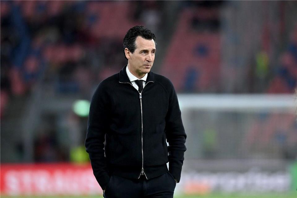Schon vier Titel in der Europa League: Coach Unai Emery ist ein Finalspezialist. (Archivbild)Gianluca Ricci/PA Wire/dpa