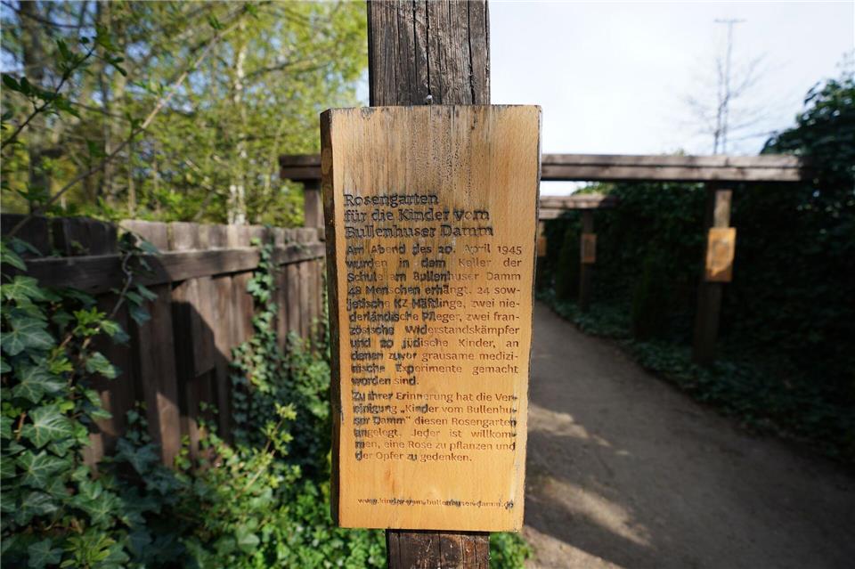 Schüler aus Mecklenburg und Hamburg gestalten zusammen mit der Vereinigung „Kinder vom Bullenhuser Damm“ eine Gedenkfeier. (Archivbild)Marcus Brandt/dpa