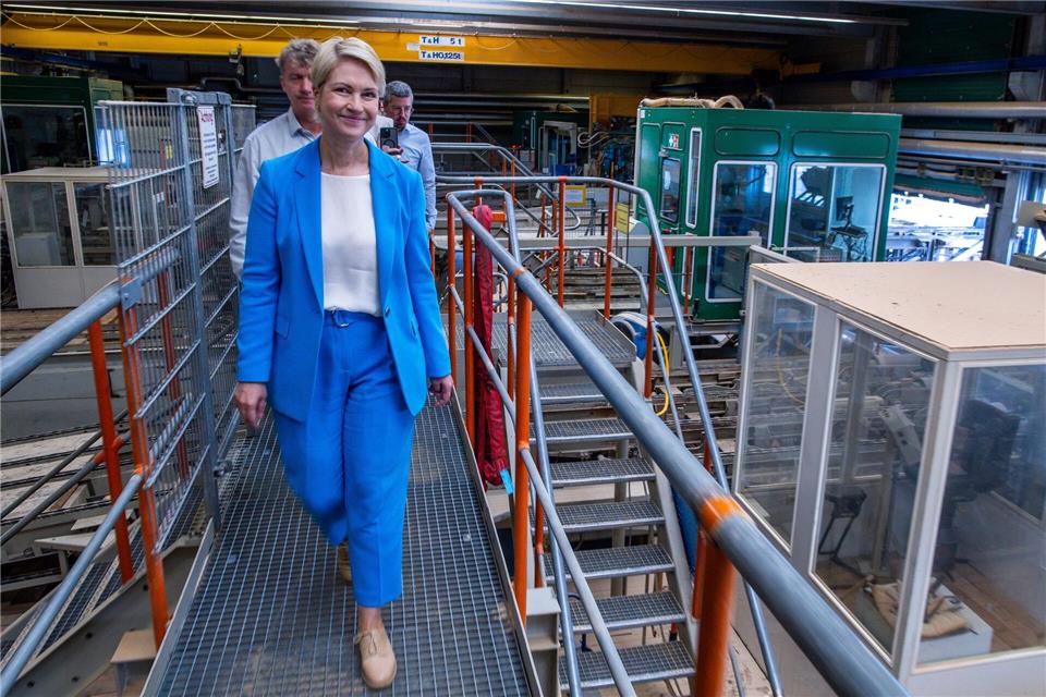 Schwesig auf Sommertour.Jens Büttner/dpa