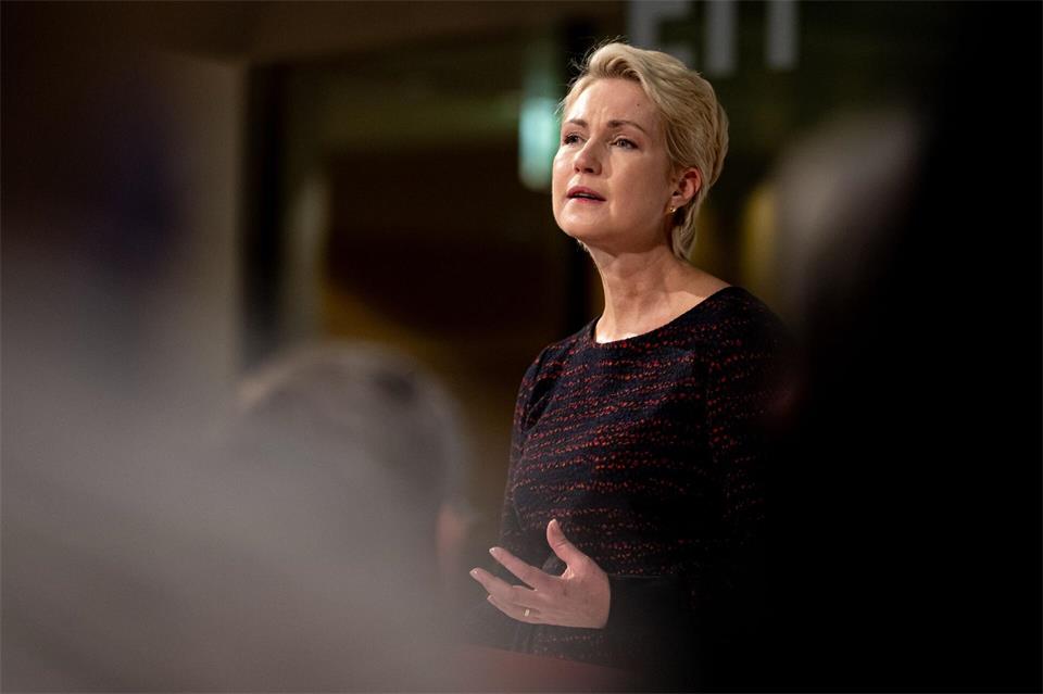 Schwesig wird auch in diesem eine Festrede halten. (Archivbild)Fabian Sommer/dpa