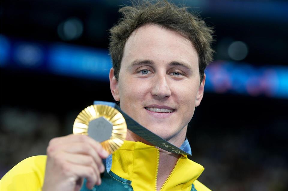 Schwimm-Olympiasieger Cameron McEvoy übt Kritik an der IOC-Präsidentin. (Archivbild)Marcus Brandt/dpa