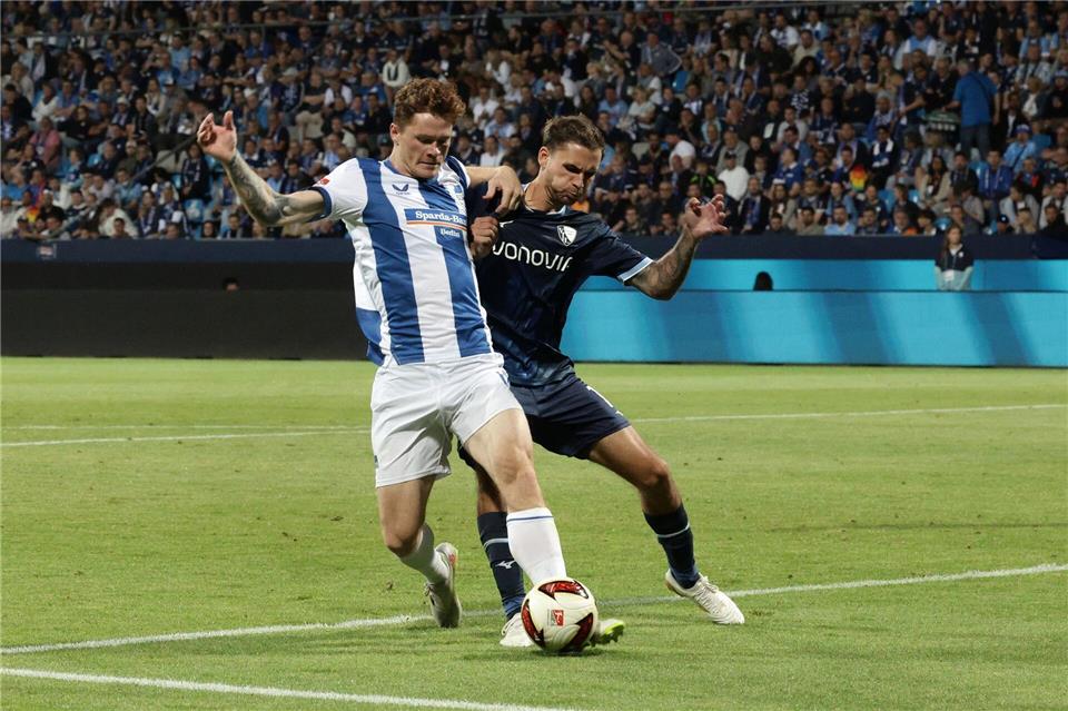 Sebastian Grönning sorgte mit seinem Treffer für den Auftaktsieg von Hertha BSC.David Ebener/dpa