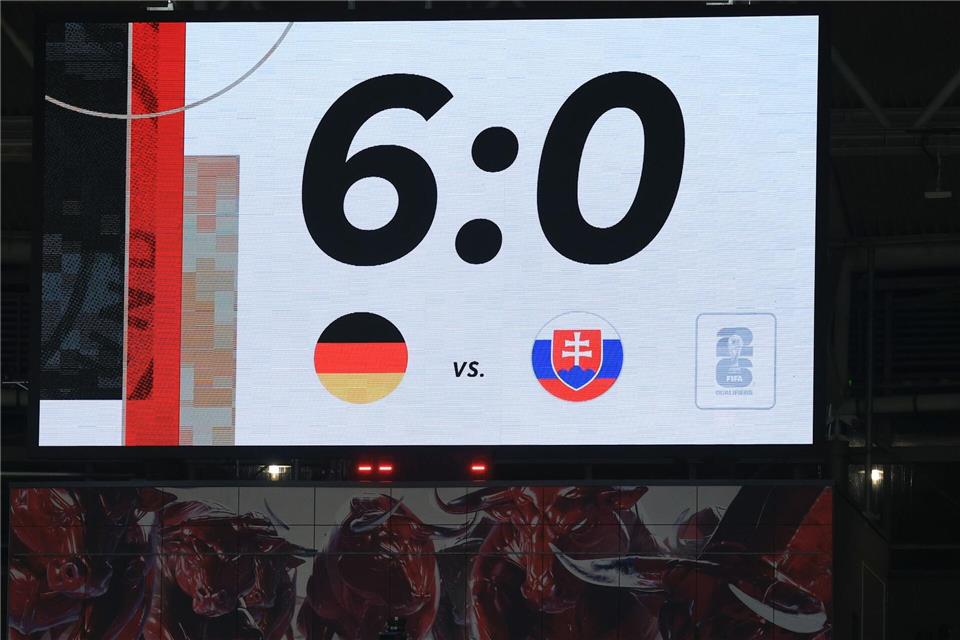 Sechs Tore für Amerika: Deutschland besiegte die Slowakei klar.Jan Woitas/dpa