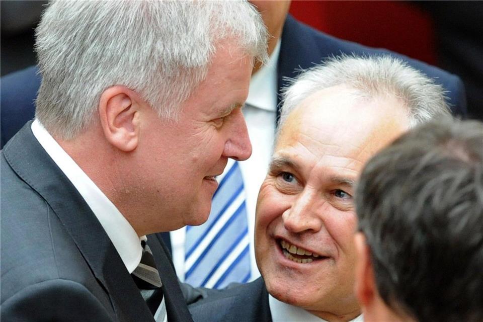Seehofer und Huber sehen Söders Kurs gegenüber den Grünen kritisch. (Archivbild)picture alliance / dpa