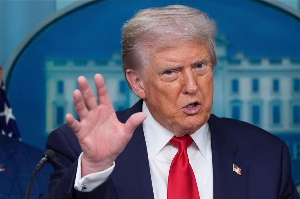 Sein Zollpaket brachte die Börsen zum Einsturz: US-Präsident Donald Trump.Alex Brandon/AP/dpa