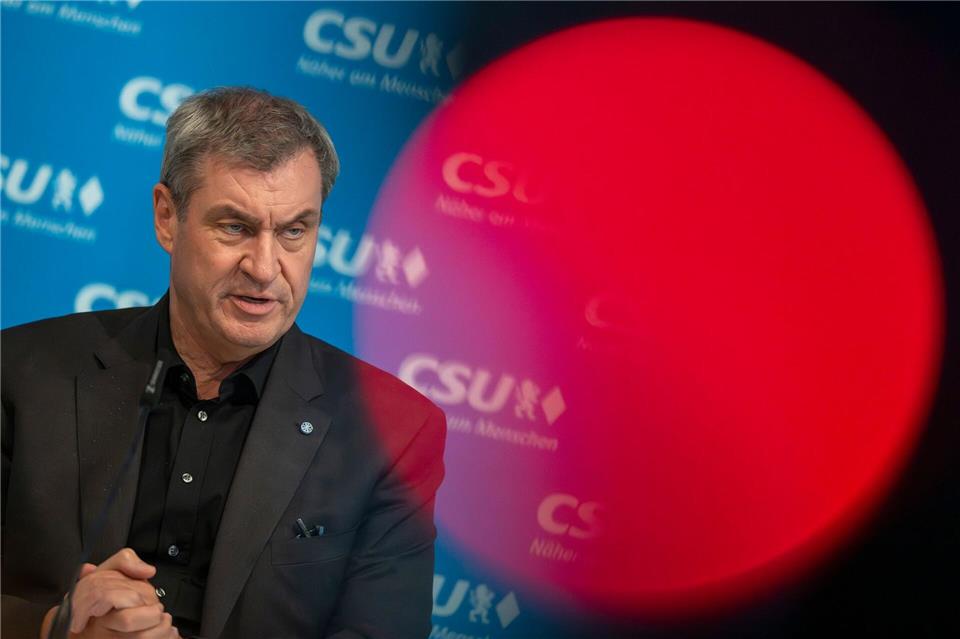 Seine Reise sei sein „Bekenntnis zu den Sudetendeutschen“, sagte CSU-Chef Söder.Peter Kneffel/dpa