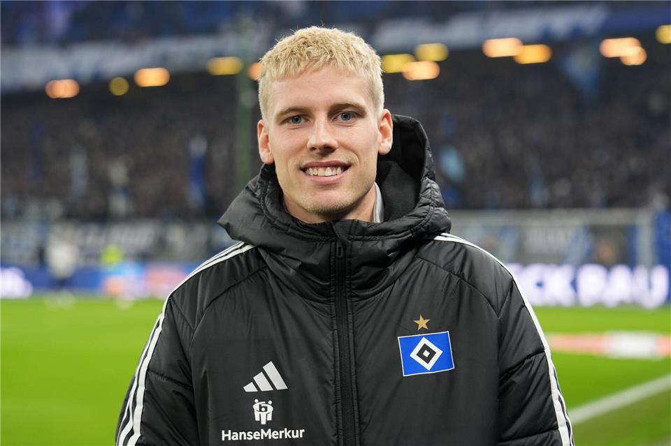 Seine Verletzung im Test gegen den OSC Lille trübt den HSV-Sieg: Albert Grönbaek. (Archivbild)Marcus Brandt/dpa