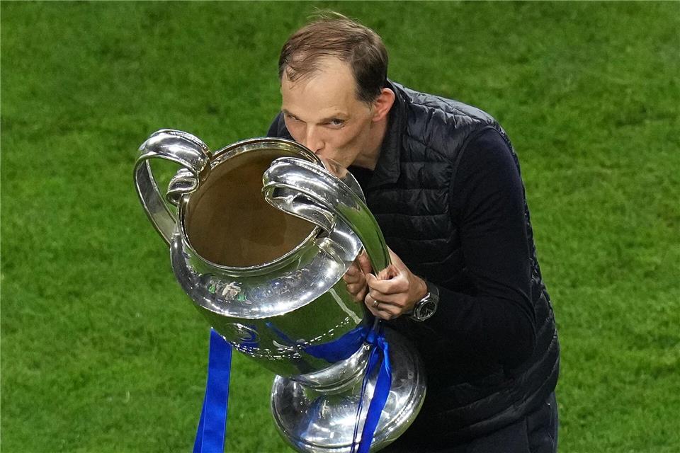Tuchel will Fußball-England mit dem „zweiten Stern“ erlösen Seinen größten Erfolg als Vereinscoach feierte Thomas Tuchel mit einem englischen Verein.Adam Davy/Press Association/dpa