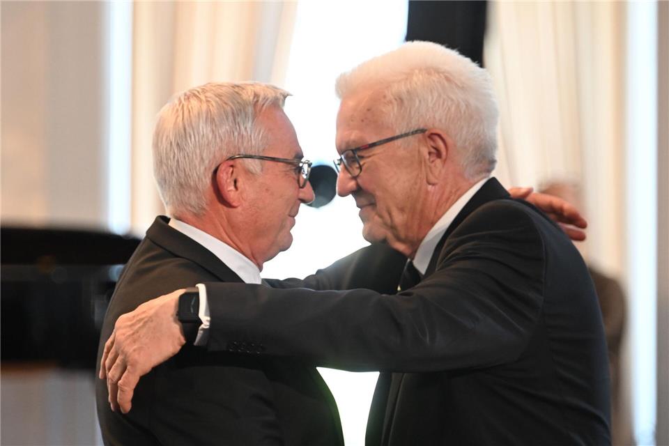 Seit 2016 regieren Winfried Kretschmann (Grüne) und Thomas Strobl (CDU) in Baden-Württemberg gemeinsam. Marijan Murat/dpa