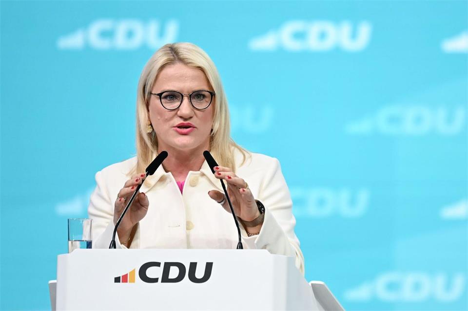 Seit 2022 ist Christina Stumpp stellvertretende Generalsekretärin.Katharina Kausche/dpa