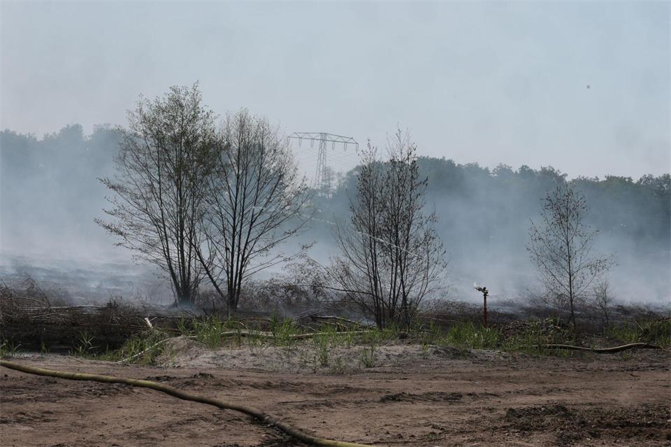 Seit Ende Juni schwelt der Brand. (Archivbild)Bodo Schackow/dpa