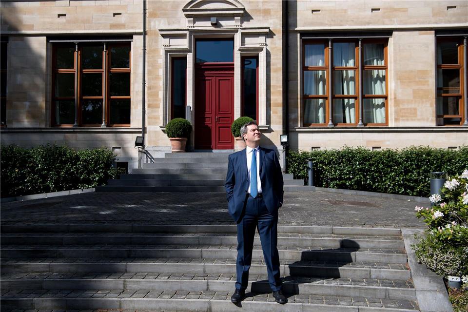Seit Markus Söder bayerischer Regierungschef ist, kommt das Kabinett regelmäßig nach Brüssel. (Archivbild)Sven Hoppe/dpa