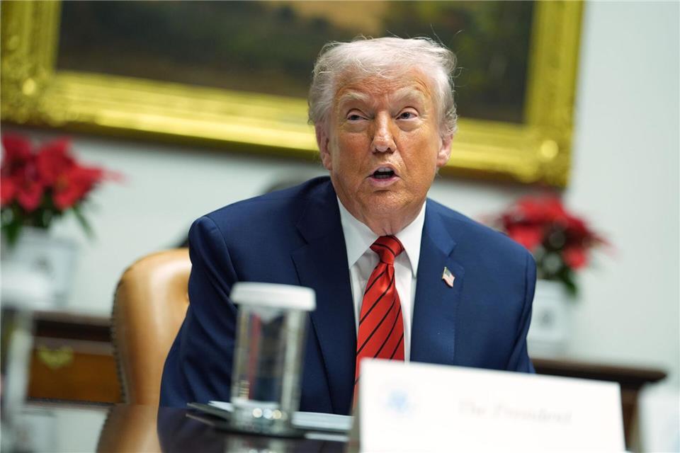 Seit Wochen verschärft Trump den Ton gegenüber Venezuela.Evan Vucci/AP/dpa