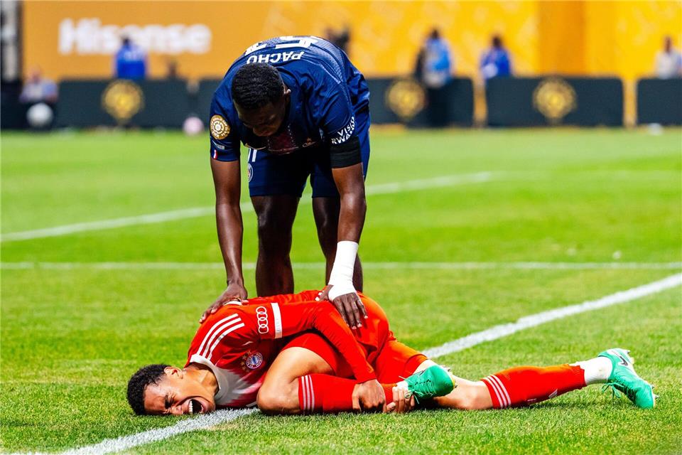 Musiala will noch in diesem Jahr wieder für Bayern spielen Seit dem Zusammenprall im Juli arbeitet Musiala an seinem Comeback.Malachi Gabriel/ZUMA Press Wire/dpa