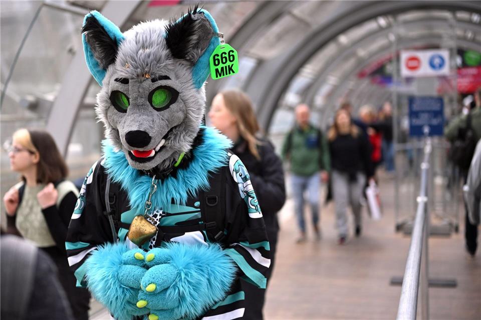 Seit einigen Jahren Tradition:  Cosplayer auf der Leipziger Buchmesse.  Jennifer Brückner/dpa