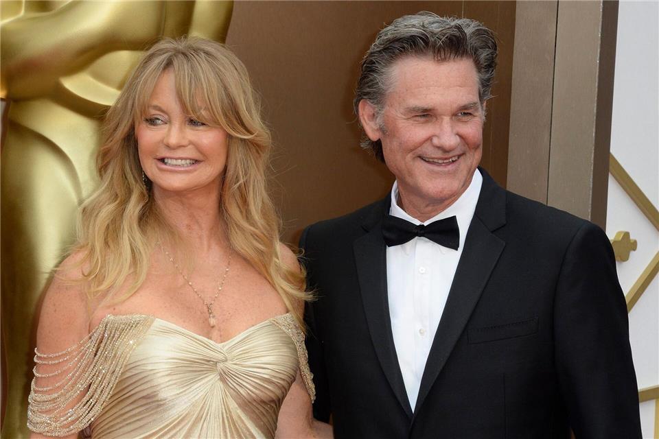 Seit über vier Jahrzehnten ein Paar: Goldie Hawn und Kurt Russell. (Archivbild)Mike Nelson/dpa