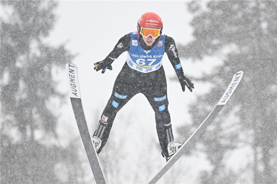 Selina Freitag belegte beim Skisprung-Weltcup in Sapporo Platz vier. (Archivbild)Barbara Gindl/APA/dpa