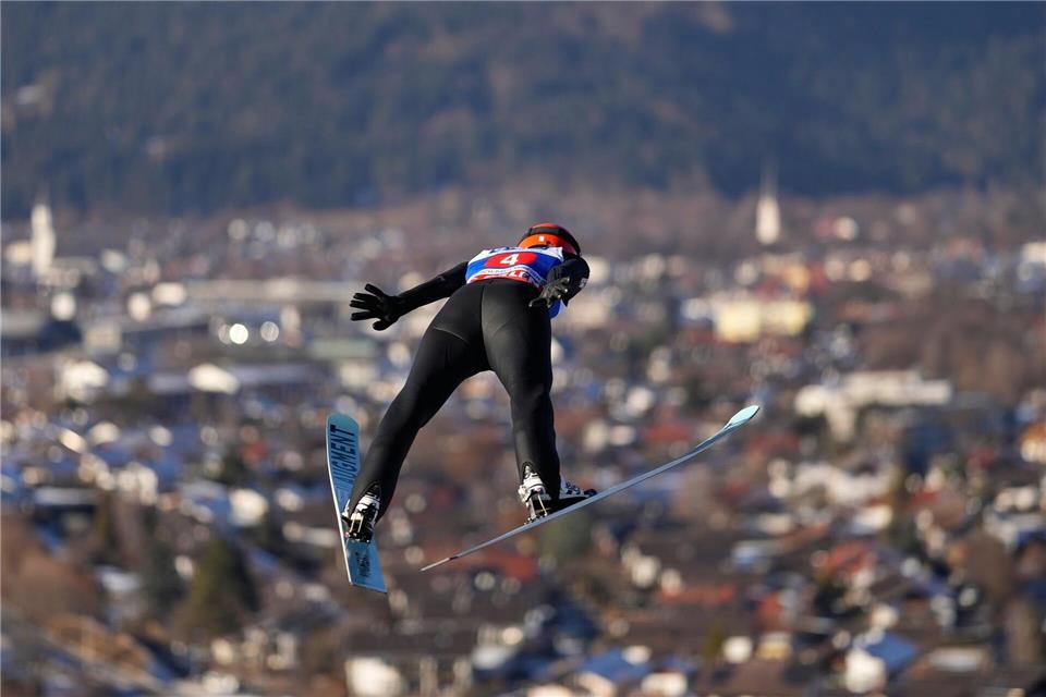 Selina Freitag war an Silvester die beste Deutsche.Matthias Schrader/AP/dpa