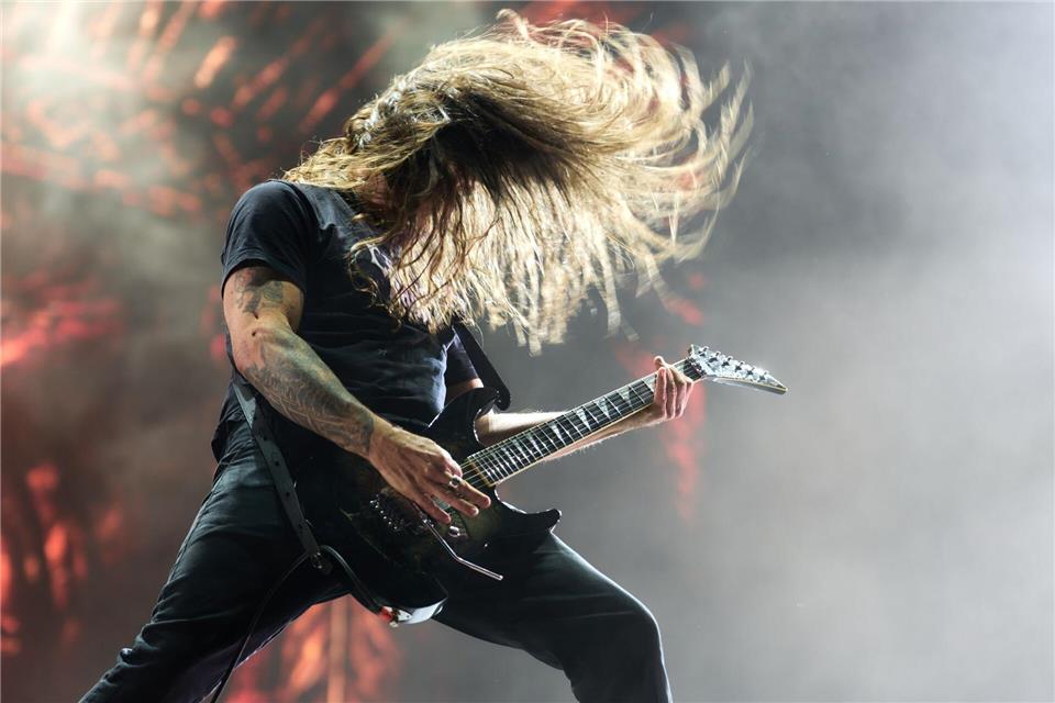 Sepultura spielten am Freitagabend in Wacken.Marcus Golejewski/dpa