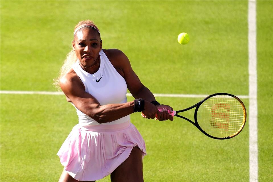 Serena Williams bereitet sich auf ihren Doppel-Auftritt in Berlin vor. (Archivbild)Adam Davy/PA Wire/dpa