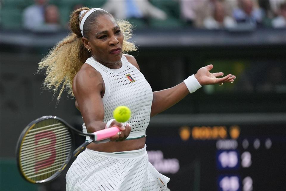 Serena Williams trat in Wimbledon nur im Einzel an. (Archivfoto)Maja Smiejkowska/AP/dpa