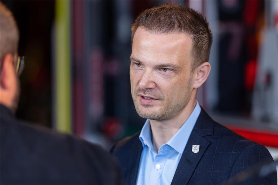 Setzt sich für die Erfurter Eisschnellläufer ein: CDU-Politiker Stefan Gruhner. (Archivbild)Michael Reichel/dpa