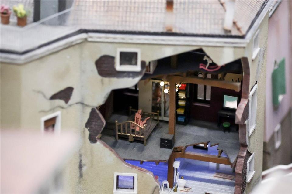 Sex in Venedig. Auch das gibt es im Miniatur Wunderland - wenn man den richtigen Knopf drückt. Christian Charisius/dpa