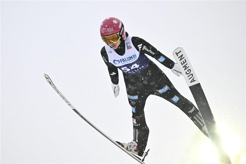 Seyfarth fiel im zweiten Durchgang zurück.Fredrik Sandberg/TT News Agency via AP/dpa