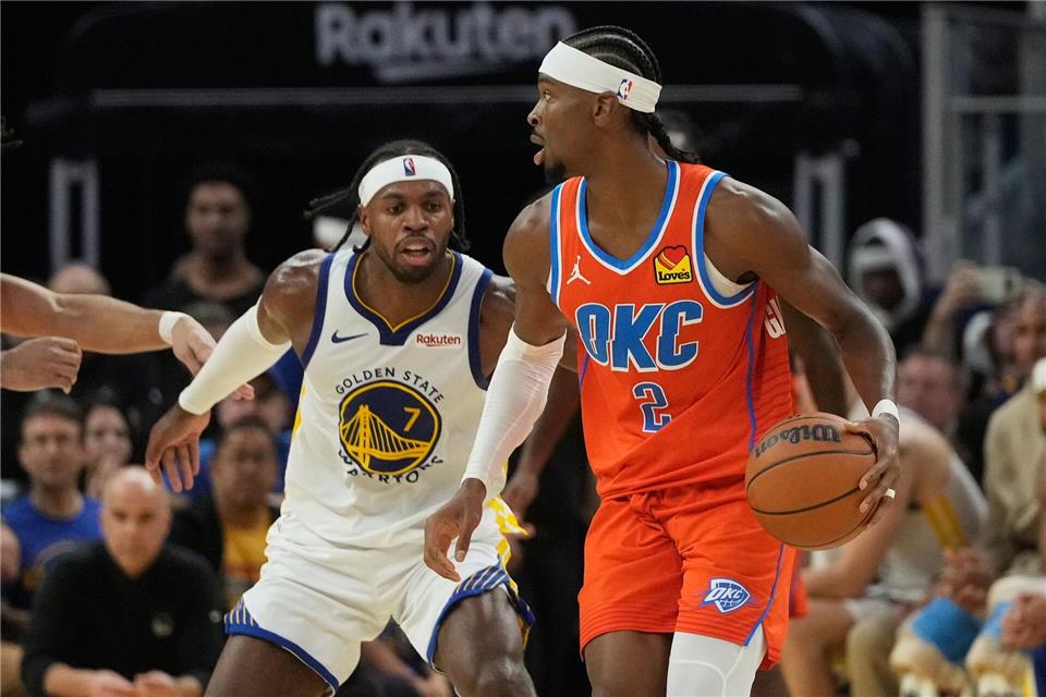 Shai Gilgeous-Alexander gelang mit den Oklahoma City Thunder im 22. Saisonspiel der 21. Erfolg.Jeff Chiu/AP/dpa