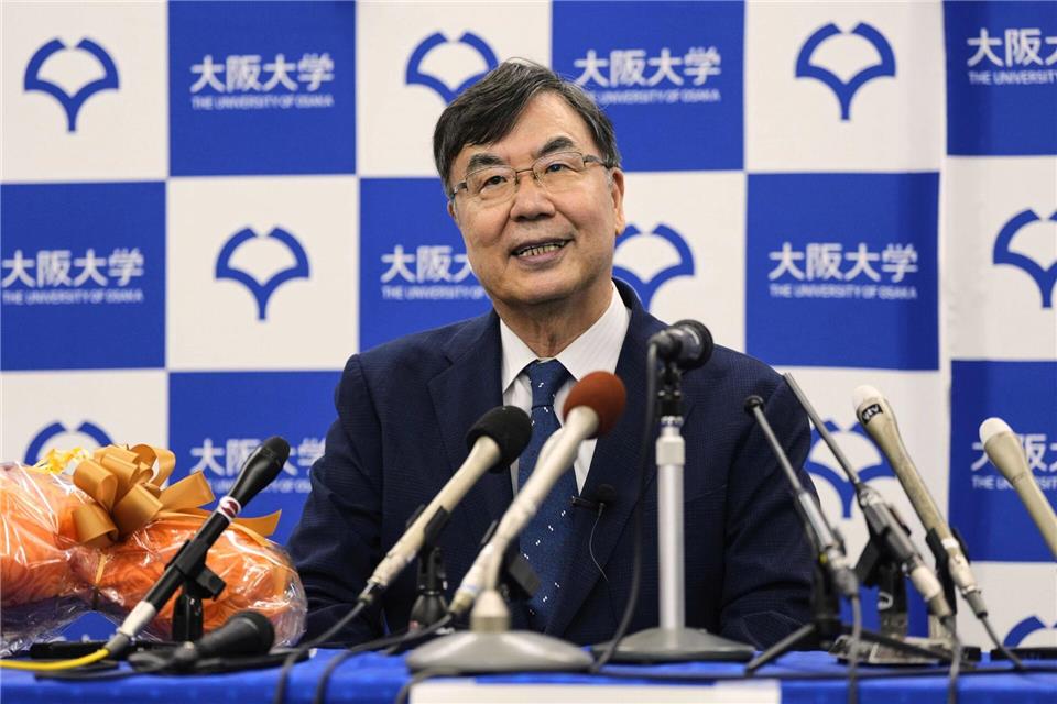 Shimon Sakaguchi von der Universität Osaka in Japan hat den Nobelpreis für Medizin bekommen.Shohei Miyano/Kyodo News/AP/dpa