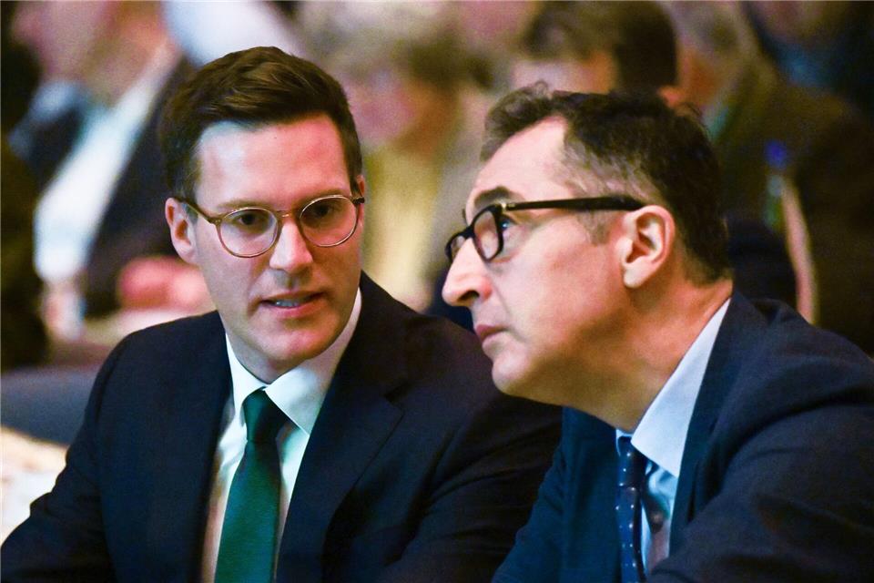 Sie pflegen einen freundlichen Umgang, konkurrieren aber ums Ministerpräsidentenamt. Bernd Weißbrod/dpa