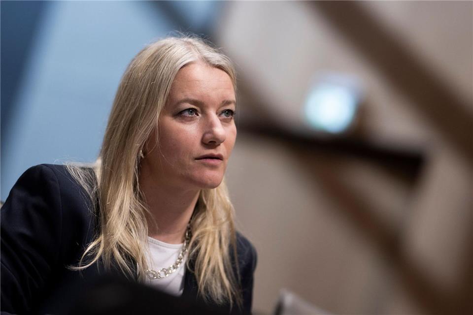 Sie steht im Zentrum der Kritik: Justizministerin Kathrin Wahlmann (SPD).Julian Stratenschulte/dpa