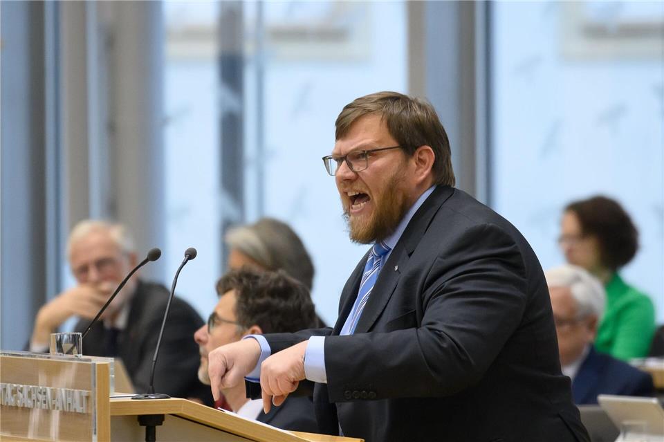 „Sie wollen keine parlamentarische Demokratie“, sagte FDP-Politiker Guido Kosmehl in Richtung der AfD.Klaus-Dietmar Gabbert/dpa