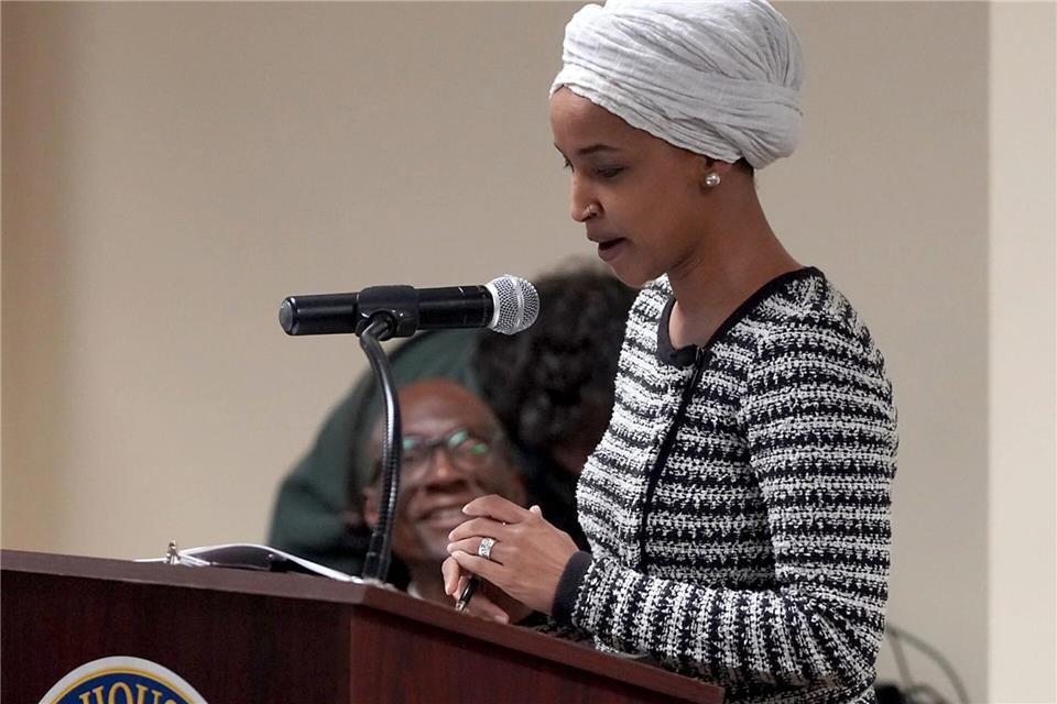 Sie wurde bei einer Rede aus dem Publikum attackiert - die demokratische Abgeordnete Ilhan Omar. (Archivbild)Richard Tsong-Taatarii/Star Tribune via AP/dpa