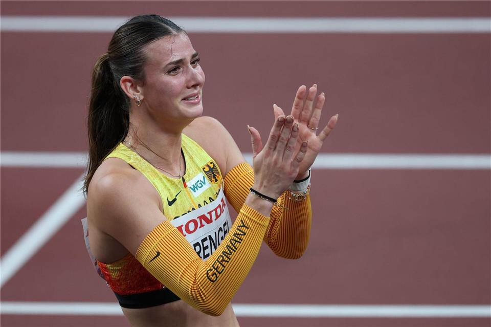 Siebenkämpferin Sandrina Sprengel überraschte.Oliver Weiken/dpa